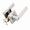 Brushed Nickel-Privacy-1, variant on Brushed Nickel Passage 1 Pack Square Interior Door Lever