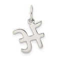 thumbnail image 3 of FB Jewels Sterling Silver Initial H Pendant, 3 of 3
