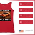 thumbnail image 6 of 70s American Muscle Car Women's Tank Top Vintage Classic Retro V8 Beast, 6 of 7