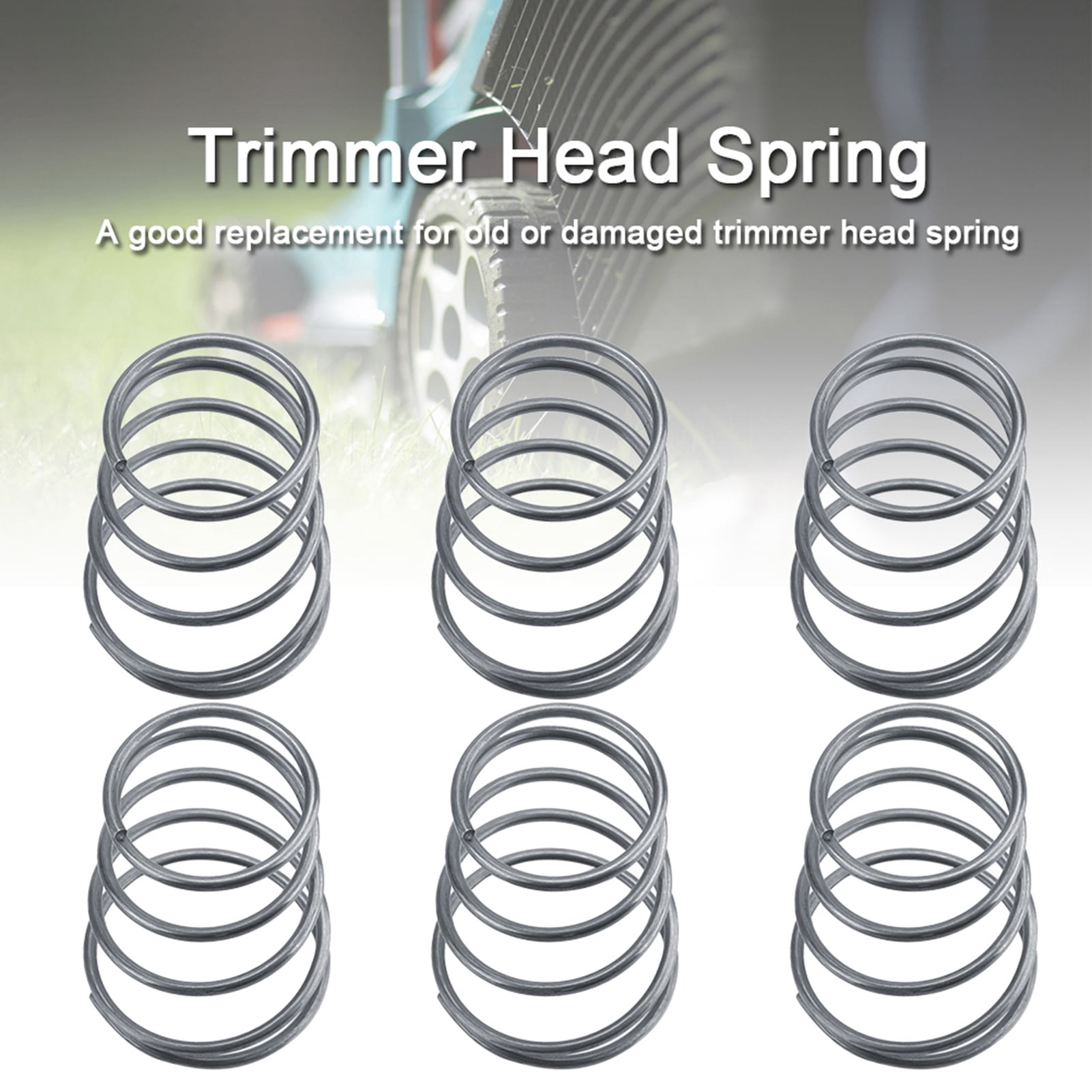 5pcs Grass Trimmer Head Accessories Replacement Spring Springs Replacement Metal Trimmer Head Spring For Most Universal Brush Cutter Parts Home