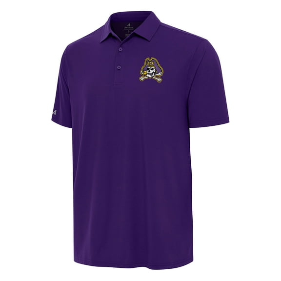 Men's Antigua Purple ECU Pirates Era Polo