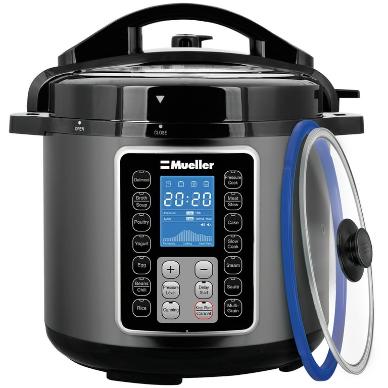 Breville Electric 6-Qt Fast-Slow Saute Sear Fry Steam Pressure Cooker Warm  Pot