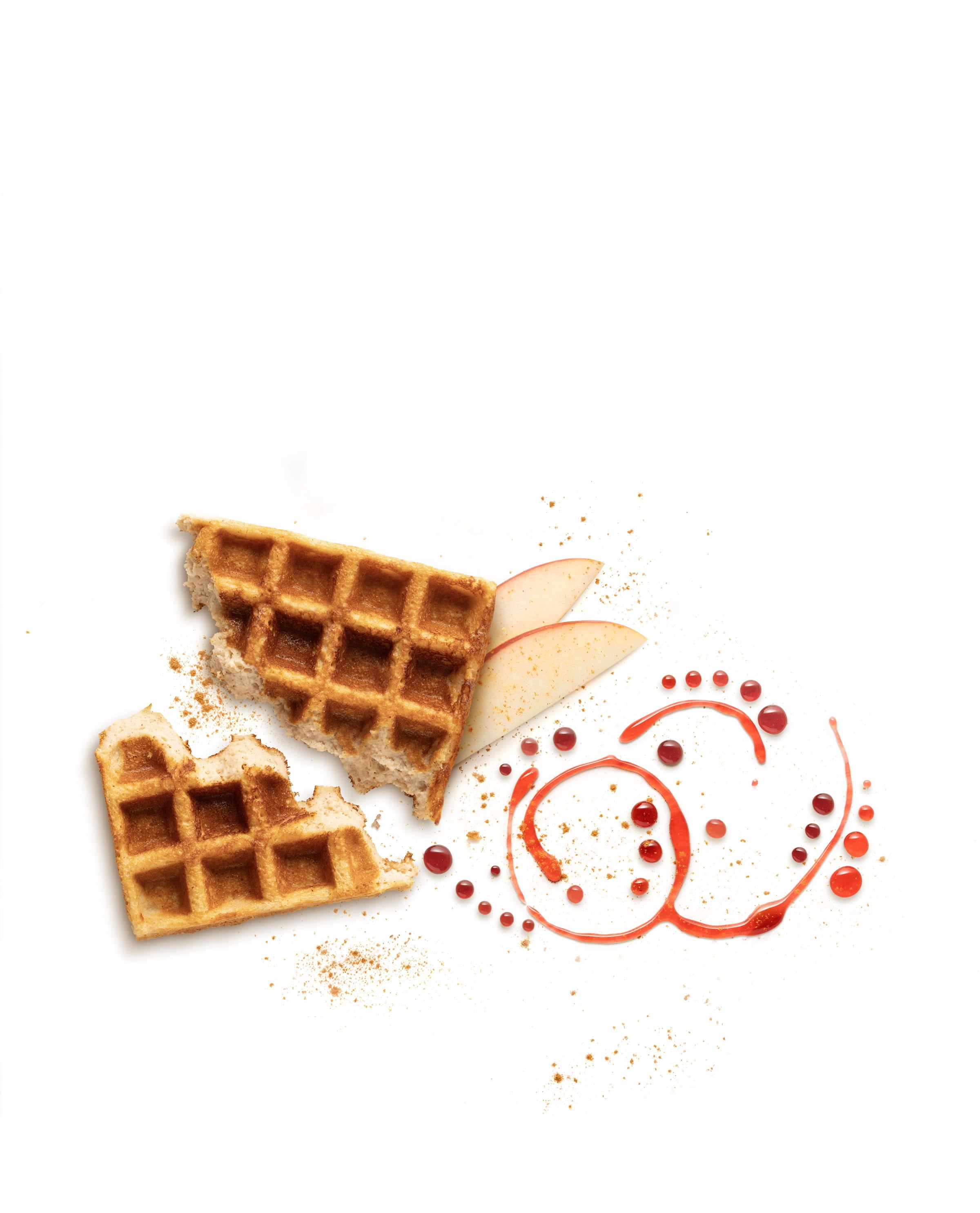 (5 pack) Heavenly Waffles Cinnamon Apple Waffle Mix 13.5 oz