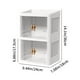 thumbnail image 3 of Caja de Almacenamiento Plegable de Doble Puerta con Tapa Plana Blanca, Cajón Multicapa, Organizador de Artículos de Papelería, Cosméticos y Productos para El Cuidado Del Hogar., 3 of 6