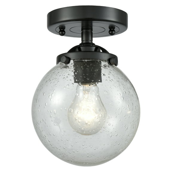 Innovations Lighting 284-1C-6 Beacon Beacon 1 Light 6" Wide Semi-Flush Ceiling Fixture -
