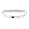 thumbnail image 3 of FB Jewels 14k White Gold 1.5 mm Polished 1/3 CTW Diamond Matching Wedding Ring Band Size 7, 3 of 3