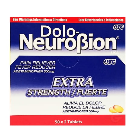 Dolo Neurobion Extra-Strength Pain Reliever Display 50 units- Pastillas para el Dolor (Pack of 6)