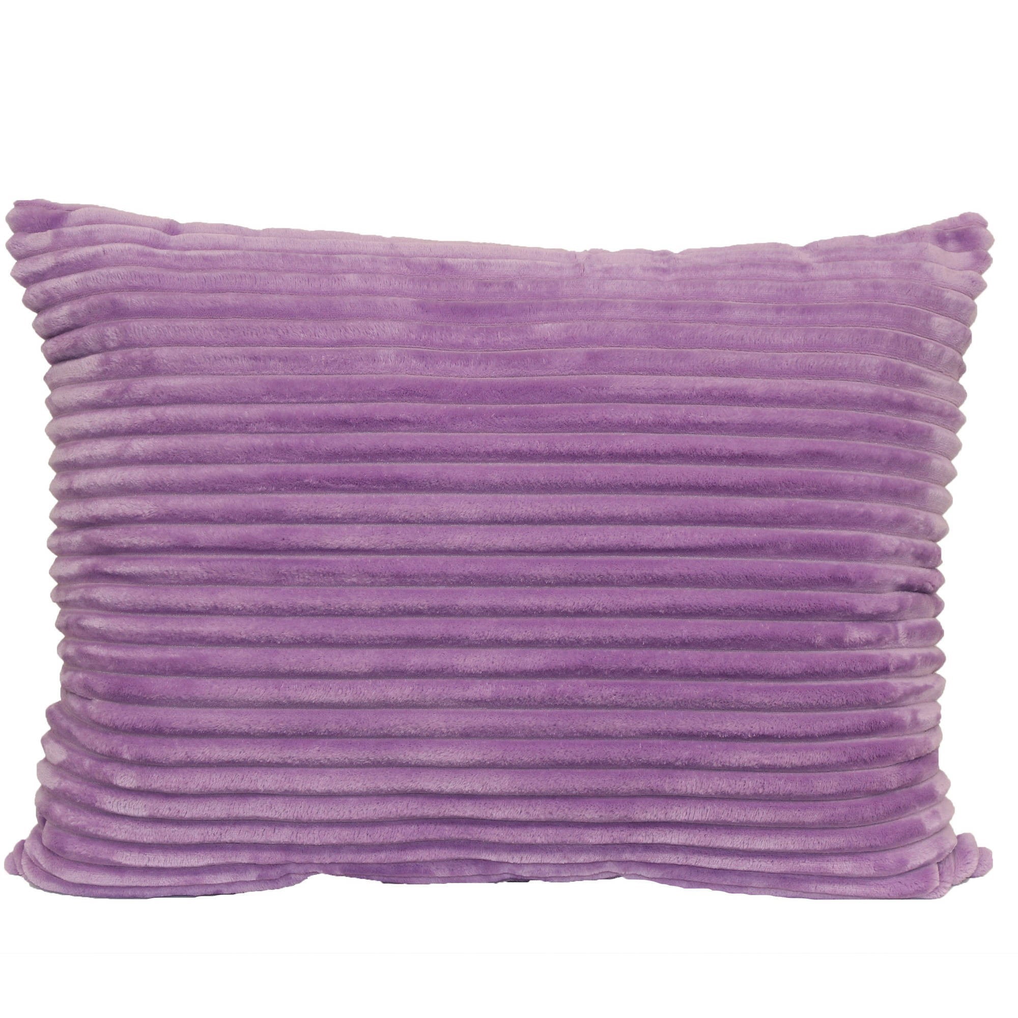 Your Zone 20" x 26" Purple Fur Pillow, 1 Each