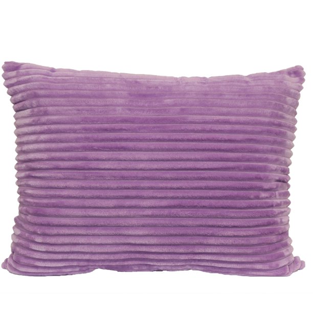 Your Zone 20" x 26" Purple Fur Pillow, 1 Each
