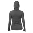 thumbnail image 2 of Anetik Womens Flight Tech Hoody M Charcoal heathered (WSFLTH8), 2 of 5