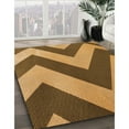 thumbnail image 2 of Ahgly Company Indoor Rectangle Patterned Dark Bronze Brown Area Rugs, 7' x 10', 2 of 6