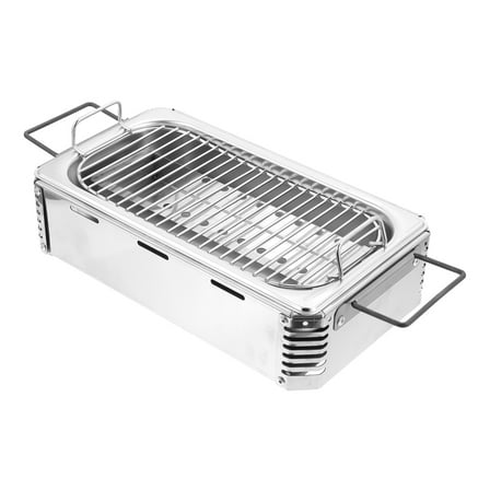 KONTONTY Commercial Use Barbecue Grill BBQ Stove 1Pack 14.6X9.1X4.7in