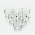 thumbnail image 6 of LAV Clear Tea Cups with Handle, Glass Coffee Mugs, Drinkware Set of 6, 10.25 fl oz., 6 of 7