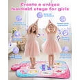 thumbnail image 4 of Alfombra de Baile Exclusiva Gleamkid 2025 Sirena para Niñas de 3 a 12 Años, 4 of 9