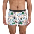 thumbnail image 1 of Xecao Boxeurs pour Hommes Imprimés Rentrée des Classes avec Ceinture Élastique Douce et Capsule Spatiale 3D Design Respirant sous-Vêtements Confortables-TTG, 1 of 5