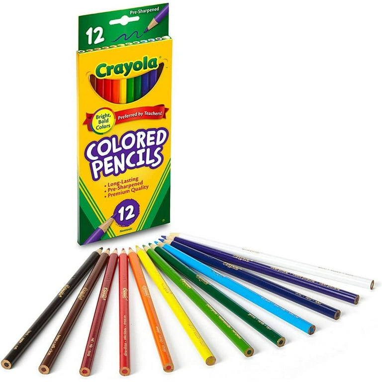 Amazon.com: Crayola, 68-4112, Short-Length Colored Pencil