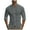 Gray, variant on Mens Cotton Linen Shirts Band Collar Long Sleeve Summer Beach Hippie Button Down Shirt Business Casual Work Tops