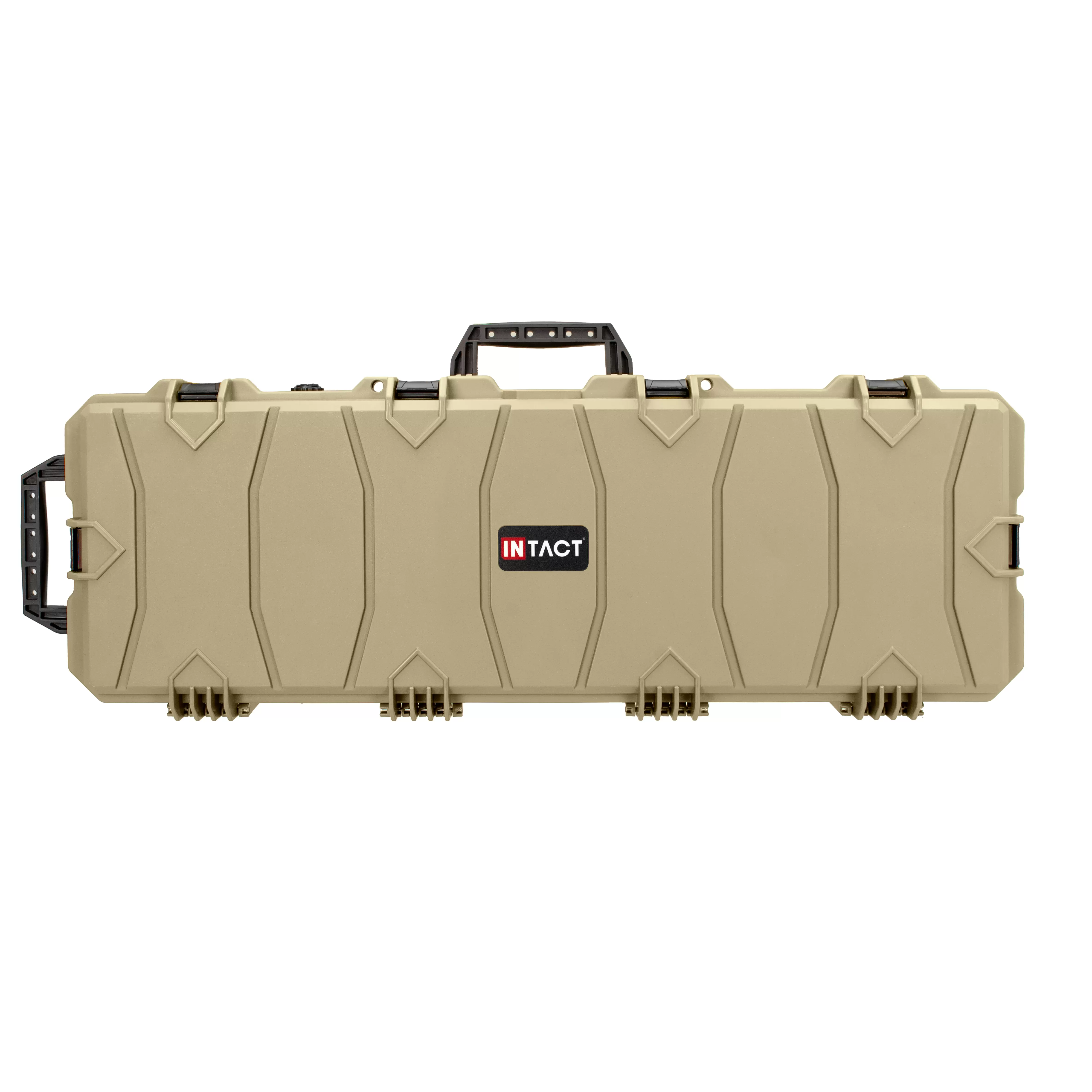 Eylar 39 Inch Intact Series Rolling Hard Rifle Case, Lightweight and Durable Stacker Design with Foam (TAN)