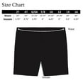 thumbnail image 3 of My Way Girls Biker Shorts Kids Cotton Athletic Shorts for Sports and Under Dresses 3 Pack Black, 3 of 4