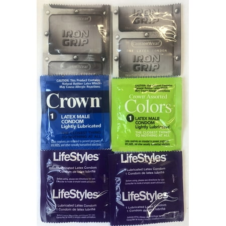 Small Snug Fit Condoms Sampler Bulk Pack 6