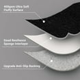 thumbnail image 4 of Hasoo Large Washable Rug 9' x 12' Soft Fluffy Area Rug with Non Slip Backing Modern Indoor Carpet for Dining Room, Black, 4 of 6