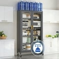 thumbnail image 5 of Jopath Adjustable Shelves & Wheels, Food Pantries Cabinets, Gray, 5 of 8