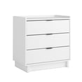 thumbnail image 4 of Prepac Simply Modern 26.5" White 3-Drawer Nightstand, 4 of 5