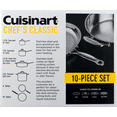 thumbnail image 6 of Cuisinart Chef's Classic Stainless Steel 10 Piece Cookware Set (77-10), 6 of 6
