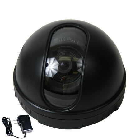 3 Ccd Camera System VideoSecu Dome Security Camera CCD DSP 3.6mm Wide Angle Lens for CCTV DVR Home Surveillance System w/ Power Supply bdm ()