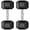 35LB, PAIR, variant on Iron Crush Hex Dumbbells - Heavy Duty PVC Coated Weights, Chrome-Plated Knurled Handles - Workout, Exercise, Lifting, Body Building Home Gym Training Gear - 3 Lb to 50Lb Options - Sold in Pairs