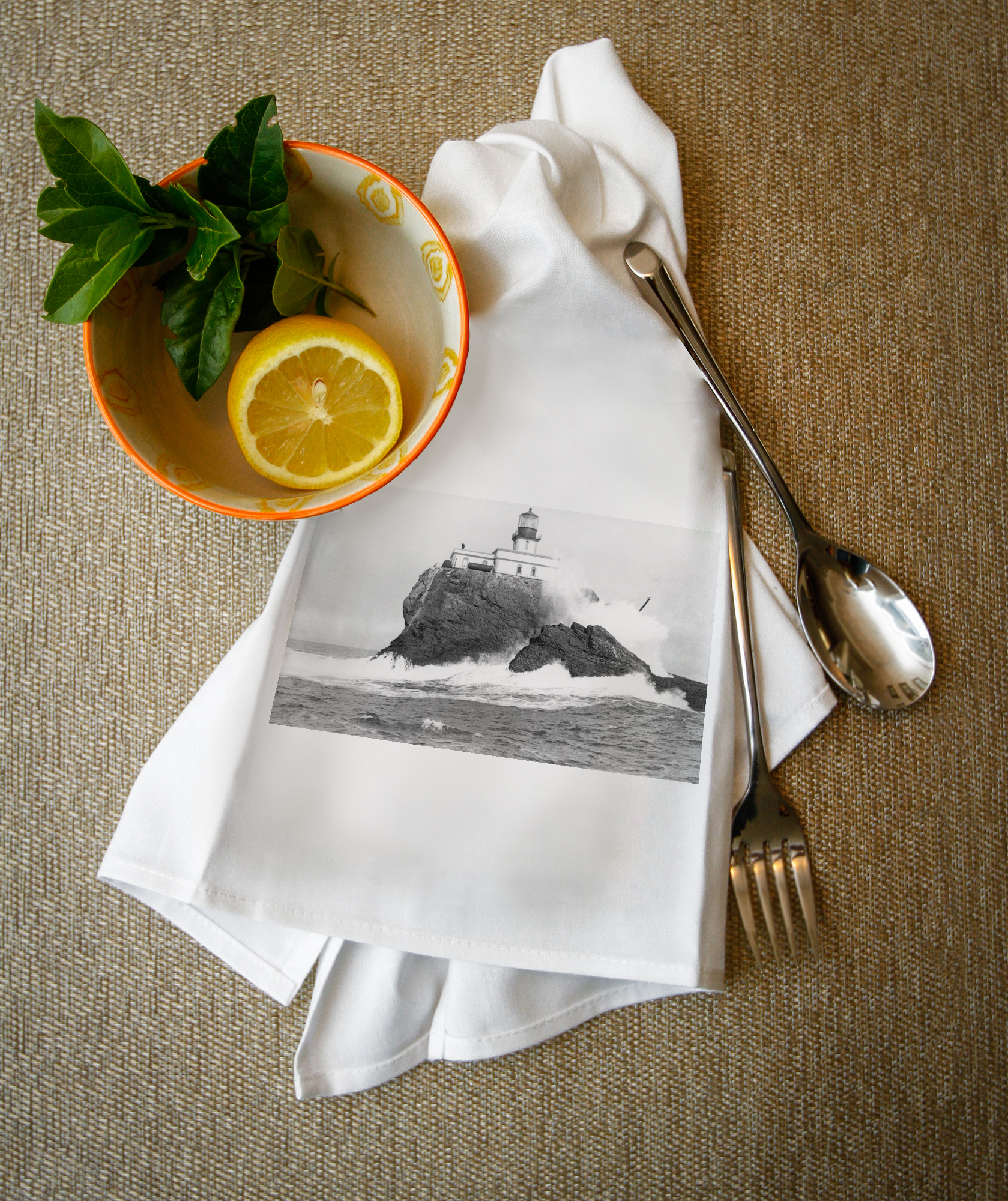 Seaside Lighthouse – Kitchen Tea Towel