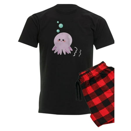 

CafePress - Cute Pink Octopus Pajamas - Men s Dark Pajamas