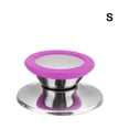 thumbnail image 4 of chidgrass Universal Stainless Steel Anti-scald Pot Cover Knob Household Kitchen Antislip Pan Lid Handle Grip Cookware Kitchenware Purple Small, 4 of 6