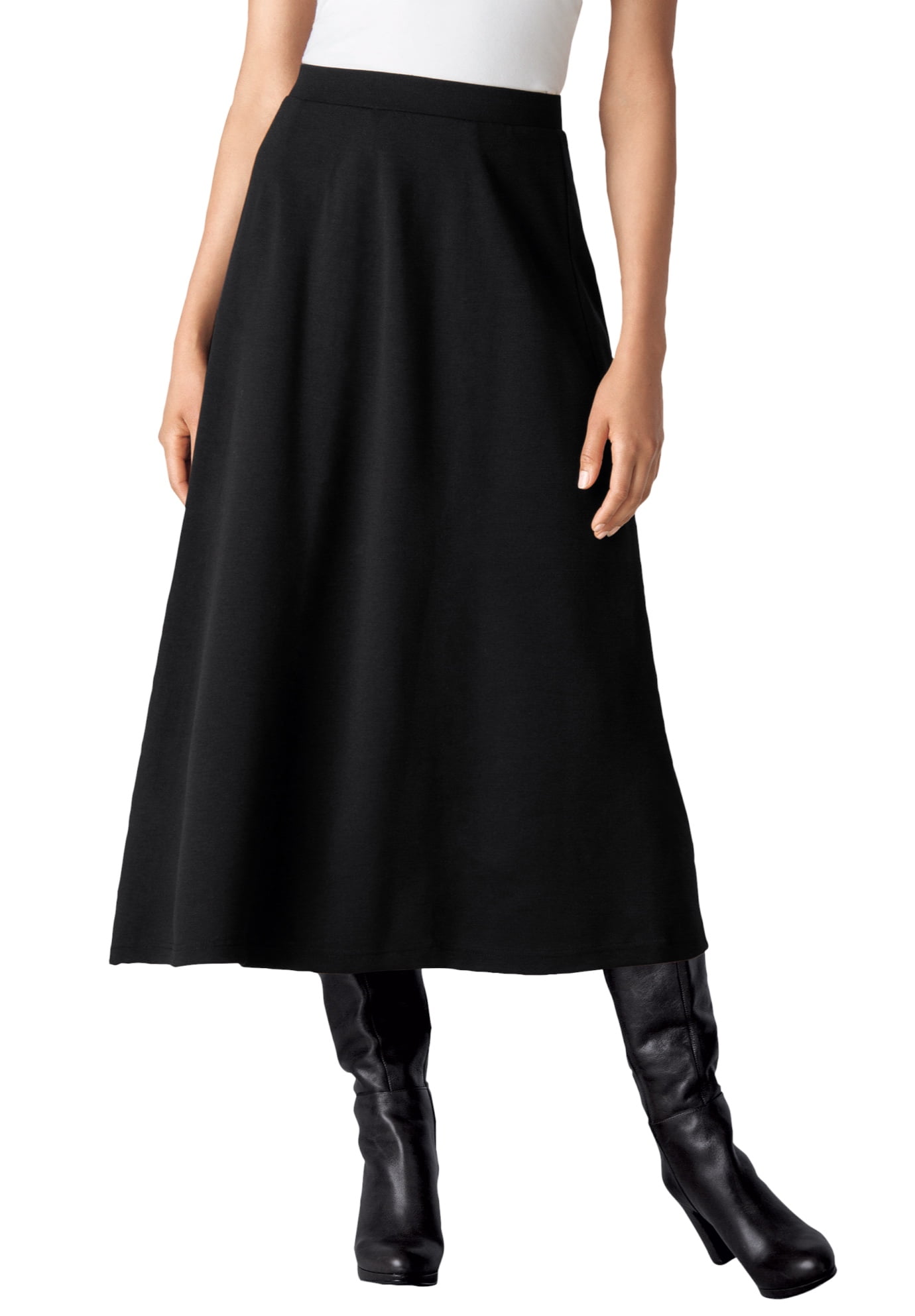 plus size skirts at walmart
