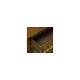 thumbnail image 2 of 5 Drawer Wooden Chest with Tapered Legs and Arched Base, Brown, 2 of 3