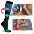 thumbnail image 7 of Hengguang 6 Pairs S/M Size of Compression Socks for Men and Women, Colourful Knee HighCompression Socks, Support Stockings for Running, Sports, Flight, Travel, Cycling, 7 of 7