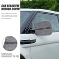 thumbnail image 3 of Miangastore Exterior Rear View Mirror Cover Grey Oxford Cloth 2Pcs 13X10In, 3 of 9