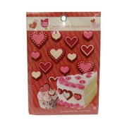 Cake Mate Candy Cake Decorations Red Hearts 20 Pieces Net Wt 1.7 Oz