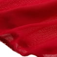 thumbnail image 3 of Vestido de Gasa Hugo Bohemio de Verano con Hombros Descubiertos Vino Rojo, 3 of 10