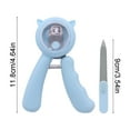 thumbnail image 3 of YOHAVEN Pet Nail Clippers, Small Animal Nail Scissors with Stainless Steel Blades Protective Cover Nail File Grooming Tool for Cats Kitty Rabbits Indoor Home Use, 3 of 6
