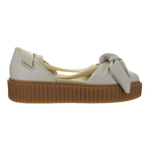 Puma Womens Puma X Fenty By Rihanna Bow Creeper Sandal Pink Tint Oatmeal 36 Walmart Com Walmart Com