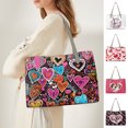 THENEWS New Women Leather Shoulder Bag Valentine Day Gift Tote Large