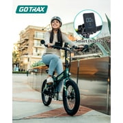 Gotrax F1V2 20 Adult Folding Electric Bike, 50 Mile&20mph, 48V 10.4Ah, Compact & Portable, Gray