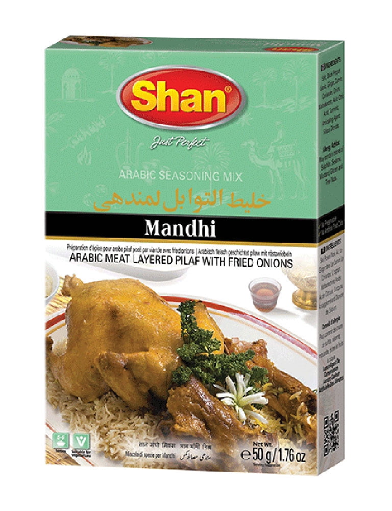 Shan Arabic Mandhi Recipe and Seasoning Mix 50g Powder Spices blend