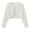 White, variant on Zwiiyzr Baby Girl and Toddler Long Sleeve Thin Cardigan Kids Knitted Solid Color Button Up Shrug Cardigan Sweater 18Months-14Years Pink