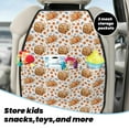 thumbnail image 5 of Xecao Autumn Harvest Baskets Pattern Car Seat Back Protector 2 Pack Large Capacity Pocket, Kick Mats Back Seat Protector, 5 of 8