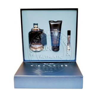 COACH BLUE 香水セット ギフトボックス Coach Blue Cologne 3pc Men's Gift Set - 3.4oz EDT, 3.4oz Shower