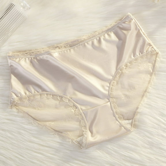 Summer Deals Panties for Women High-waisted Women's Lace Abdomen Mid-rise Waist And Hip Lift Comfortable Body Breathable Underwear Briefs Plus Size Everyday Underwear Casual Panties