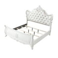 thumbnail image 4 of Opulence Traditional Style King Bed Made With Wood in Pearl White, 4 of 6