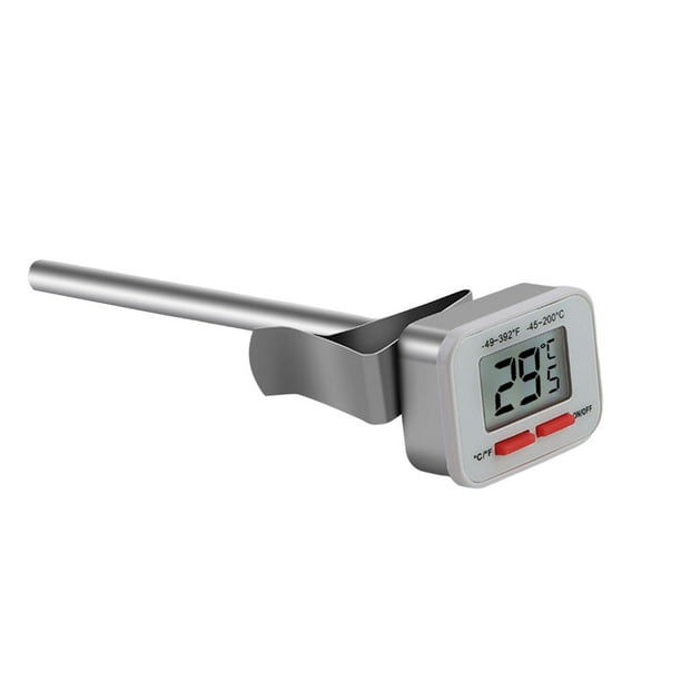Termómetro digital para carne Lectura instantánea Probador de temperatura Medidor Espumador Termómetro -49 degreeF ~ 392 degreeF Monitor para freír BBQ Cocina